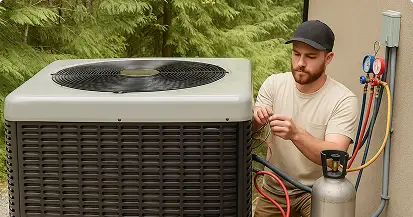 Instalación comercial de HVAC