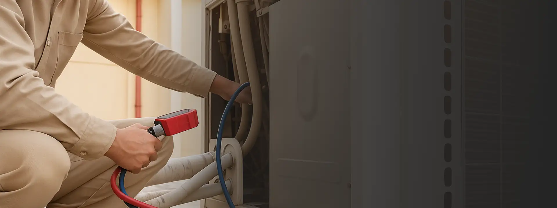 Instalación comercial de HVAC