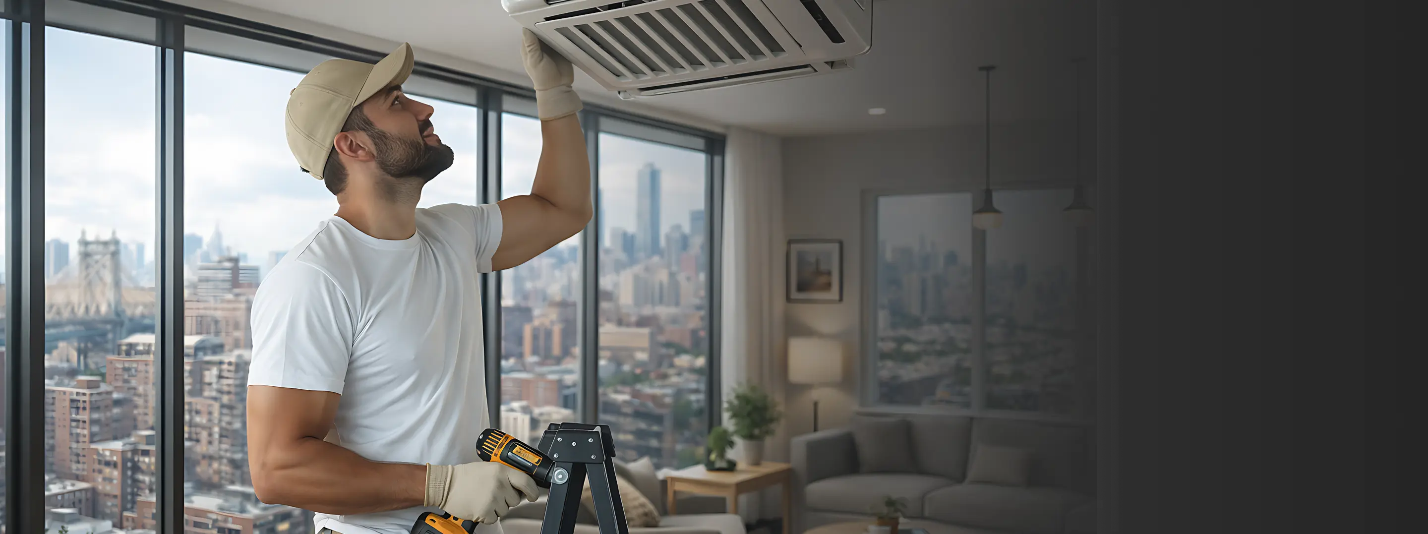 Instalación de mini split sin conductos